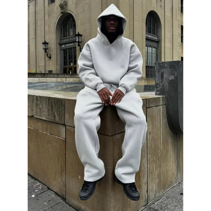 Męski dres stylowy komplet dwuczęściowy