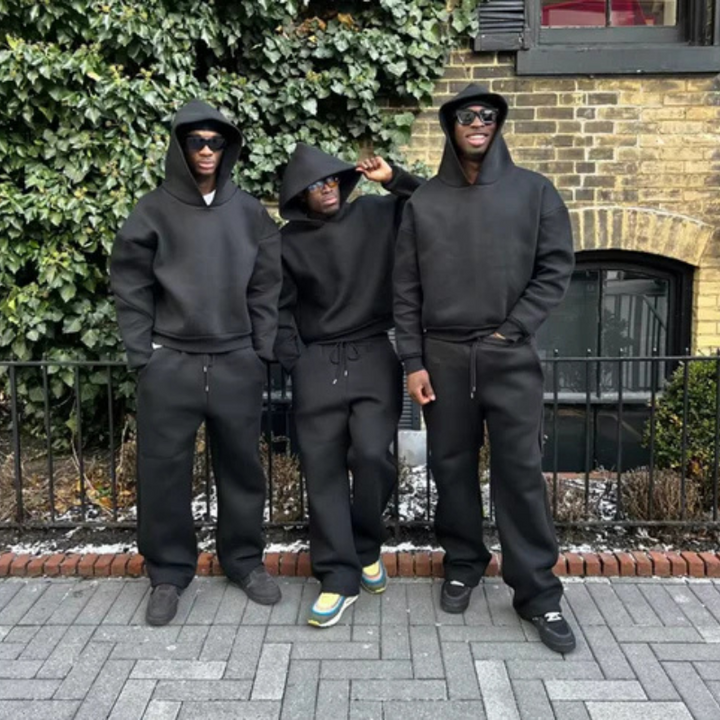 Męski dres stylowy komplet dwuczęściowy