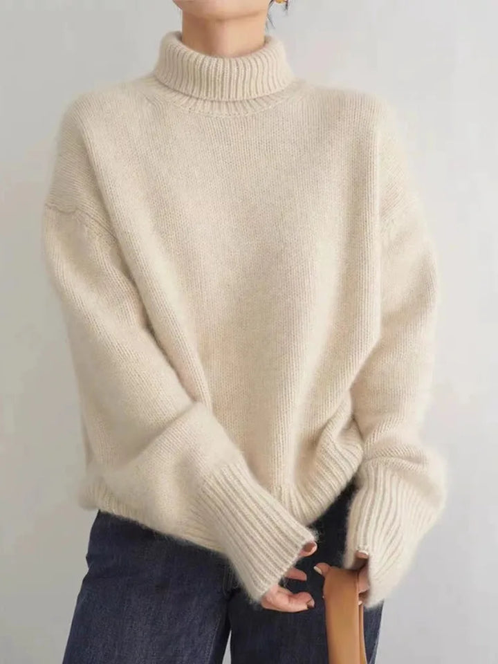 Damski modny golf ciepły sweter