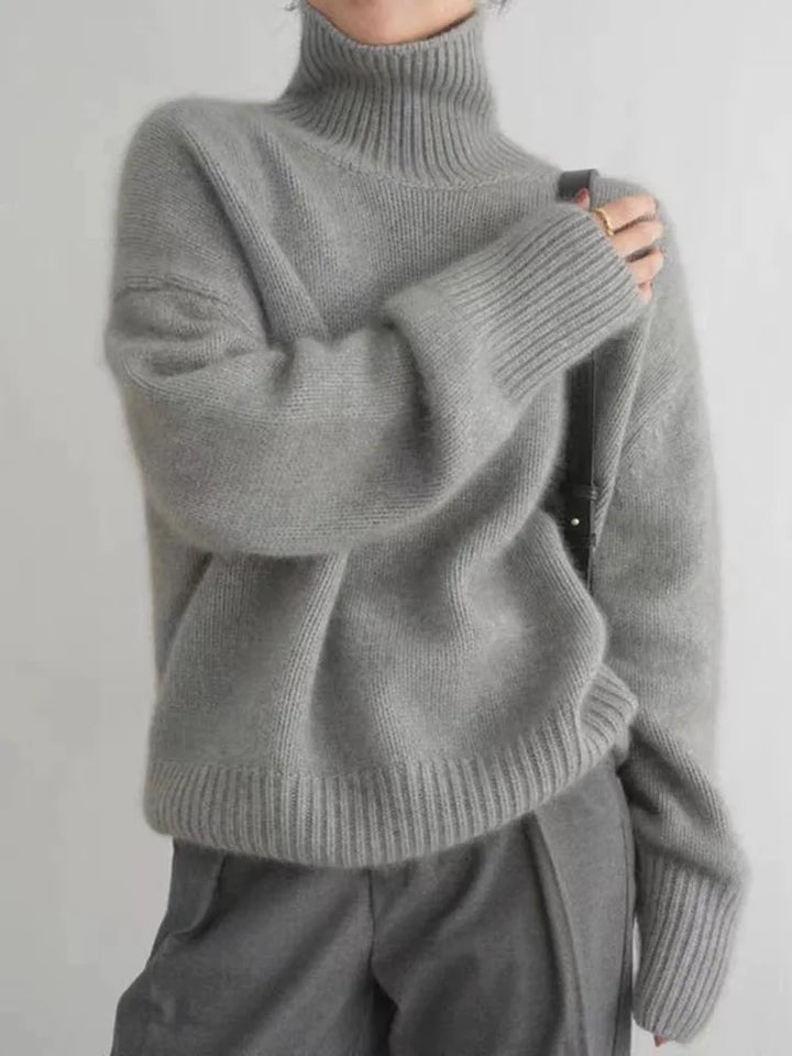 Damski modny golf ciepły sweter