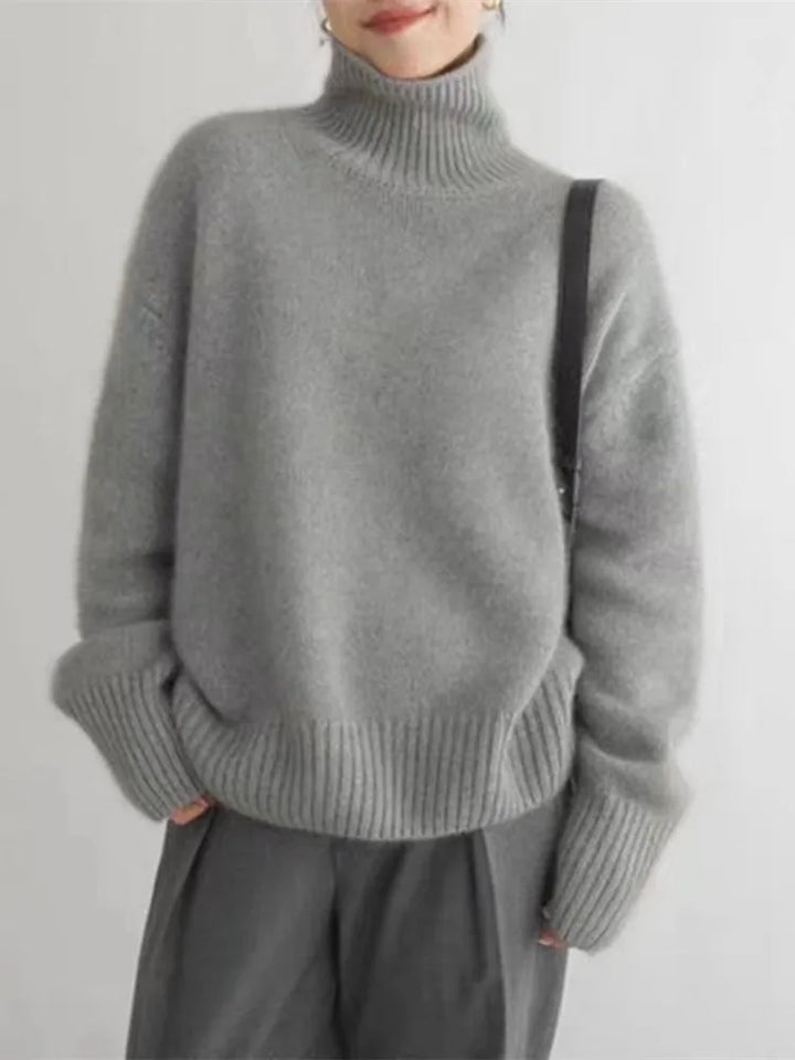 Damski modny golf ciepły sweter