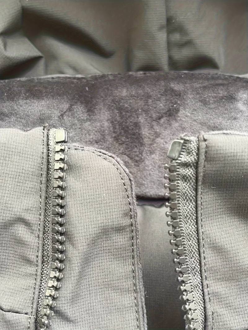 Męska długa kurtka pikowana z kapturem