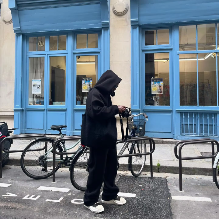 Męski dres stylowy komplet dwuczęściowy