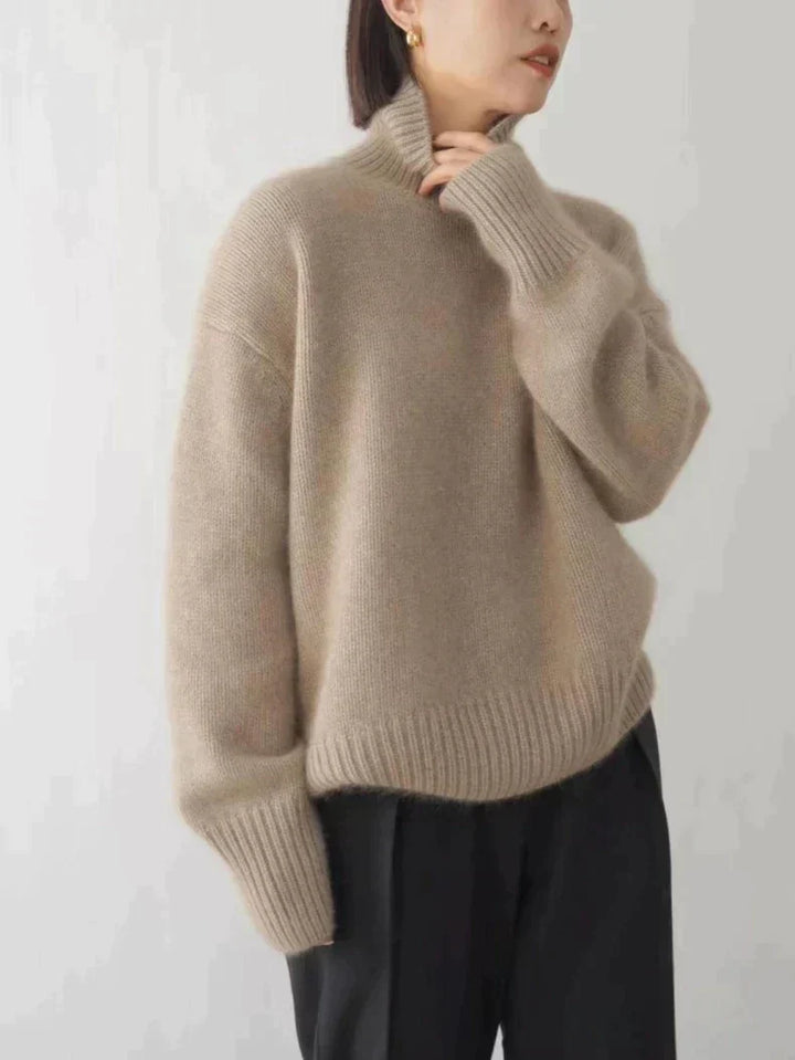 Damski modny golf ciepły sweter