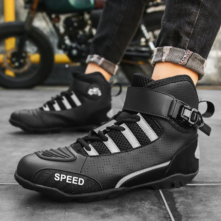 Męskie sportowe wygodne buty motocyklowe