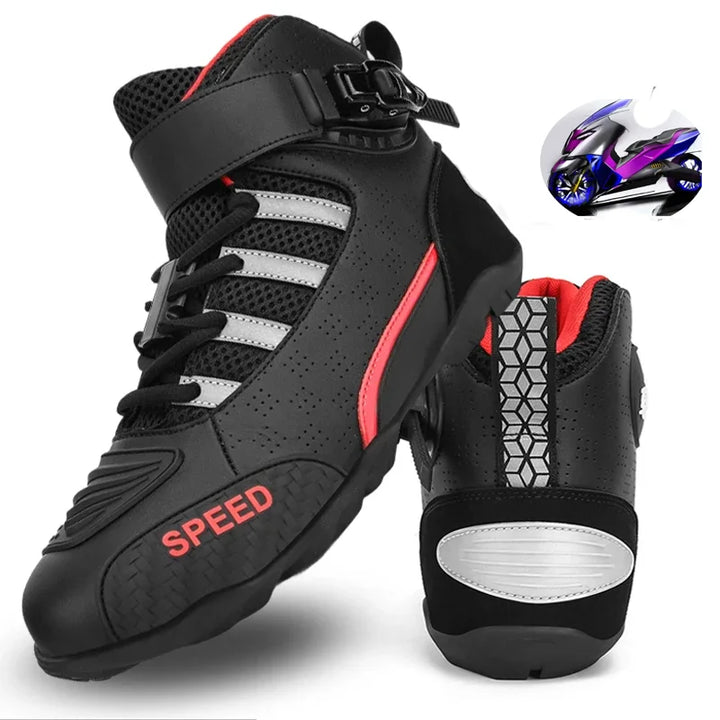 Męskie sportowe wygodne buty motocyklowe