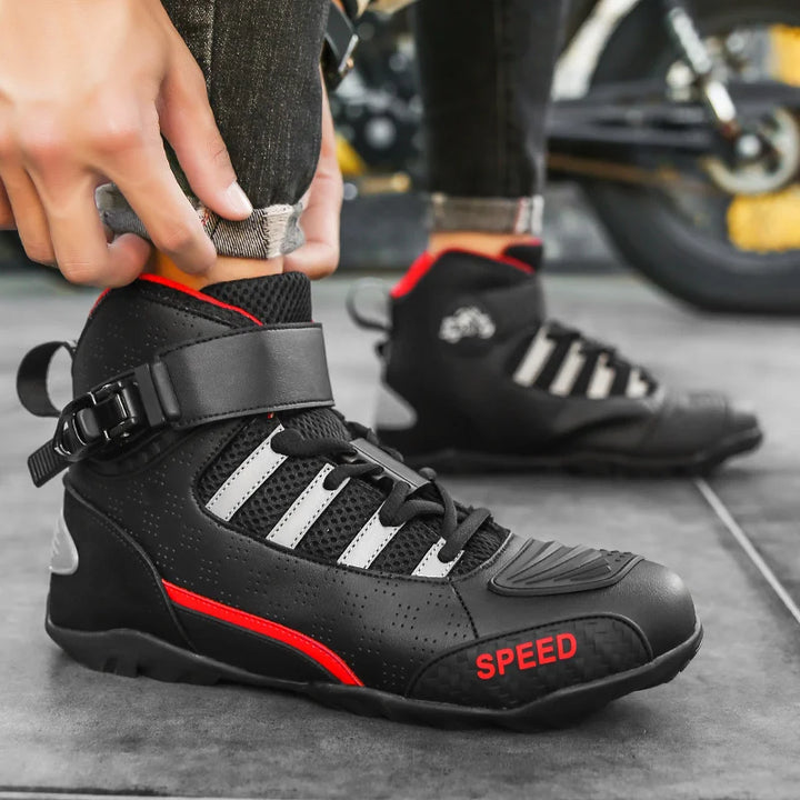 Męskie sportowe wygodne buty motocyklowe
