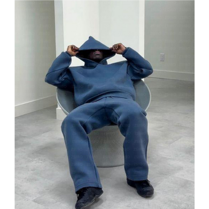 Męski dres stylowy komplet dwuczęściowy