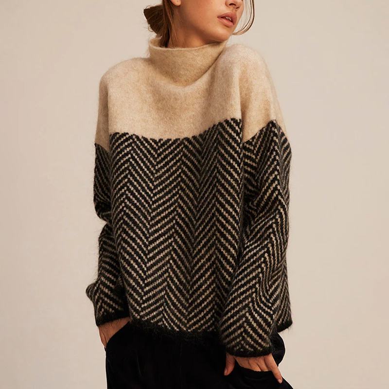 Damskie Swetry z Golfem | Oversize