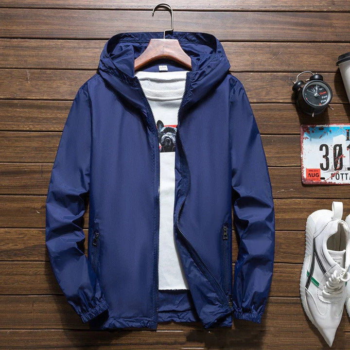 Męska Zimowa Kurtka Wiatrówka | Lekka Kurtka Przeciwdeszczowa