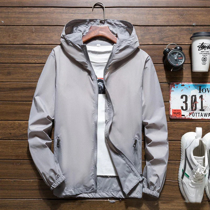 Męska Zimowa Kurtka Wiatrówka | Lekka Kurtka Przeciwdeszczowa