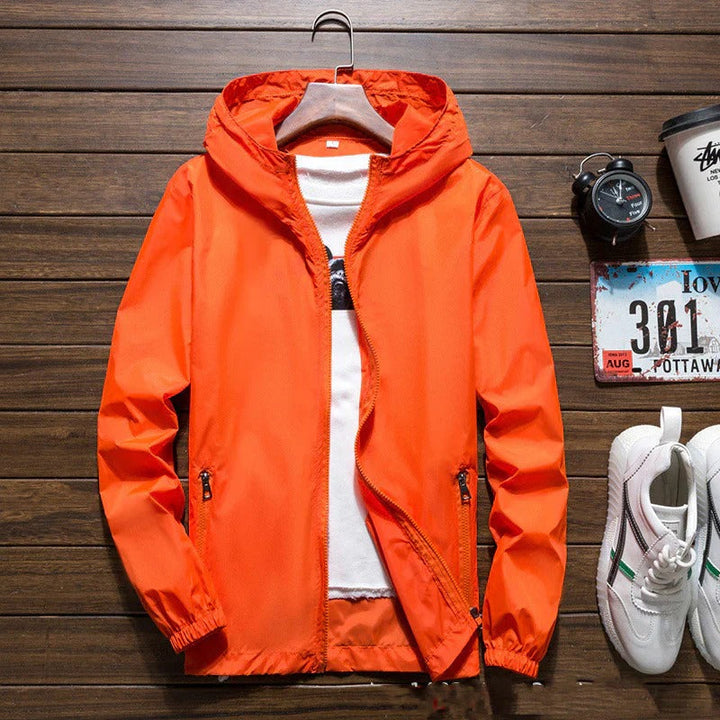 Męska Zimowa Kurtka Wiatrówka | Lekka Kurtka Przeciwdeszczowa