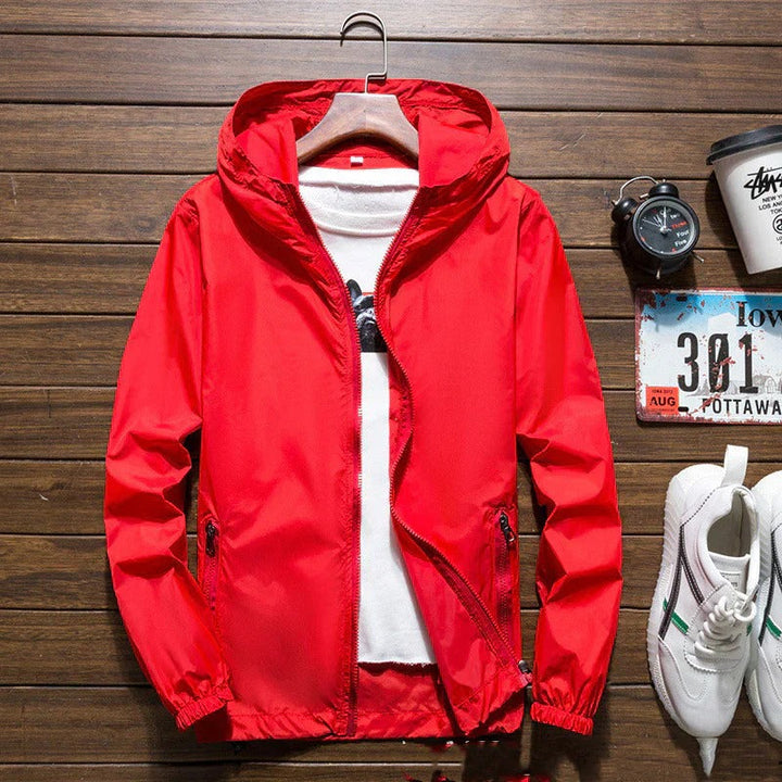 Męska Zimowa Kurtka Wiatrówka | Lekka Kurtka Przeciwdeszczowa