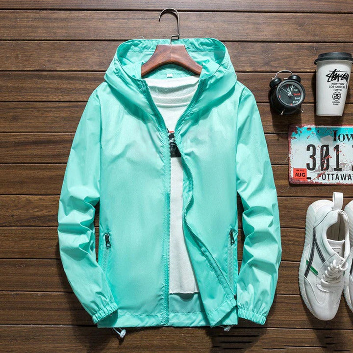 Męska Zimowa Kurtka Wiatrówka | Lekka Kurtka Przeciwdeszczowa