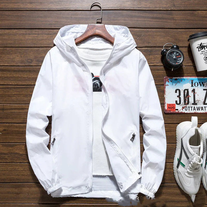 Męska Zimowa Kurtka Wiatrówka | Lekka Kurtka Przeciwdeszczowa