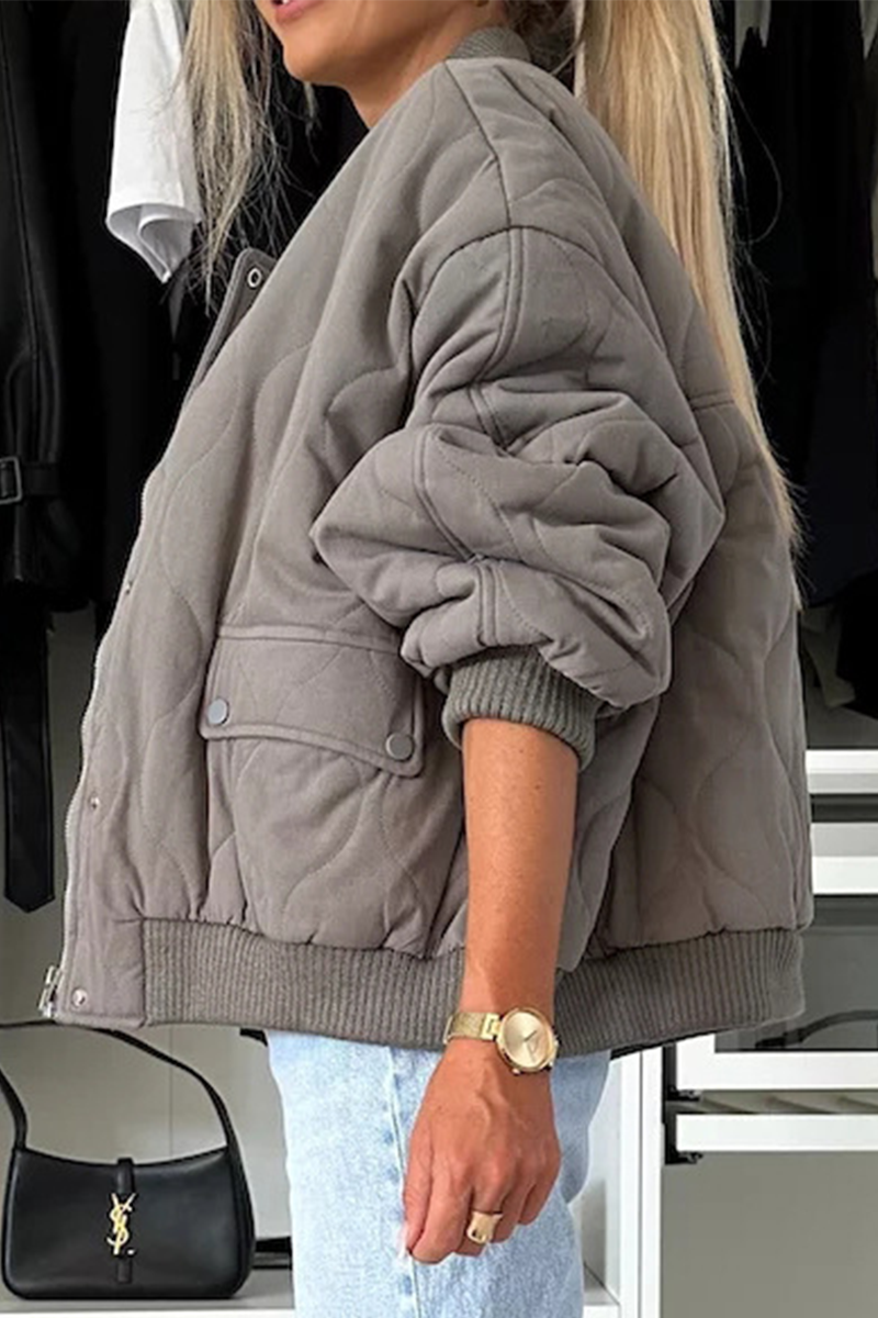 Damska modna kurtka jesienna casualowa