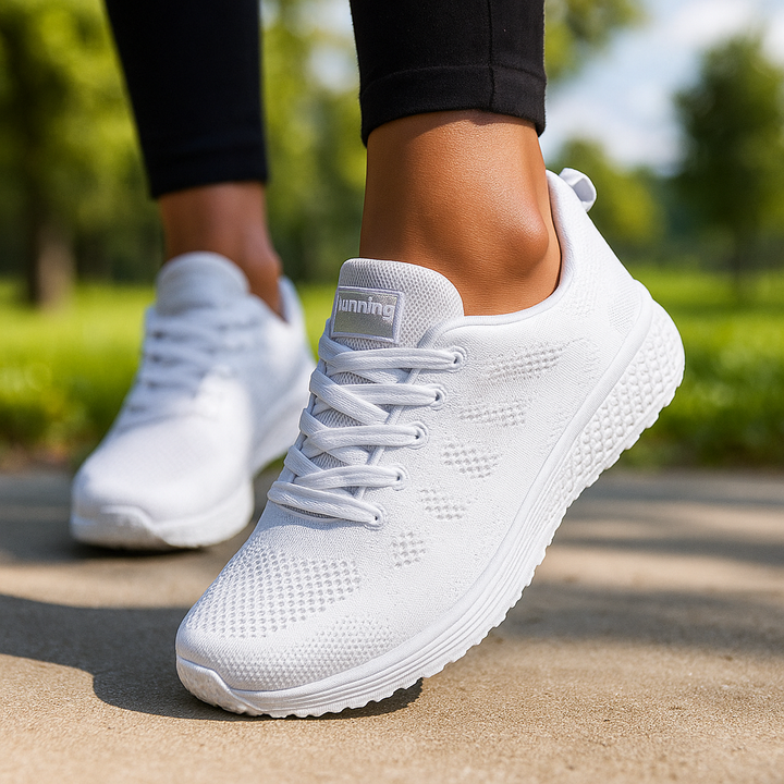 Damskie przewiewne sneakersy o praktycznym kroju