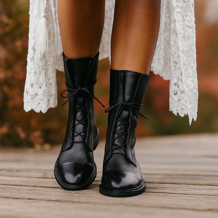 Damskie trzewiki ocieplane zimowe