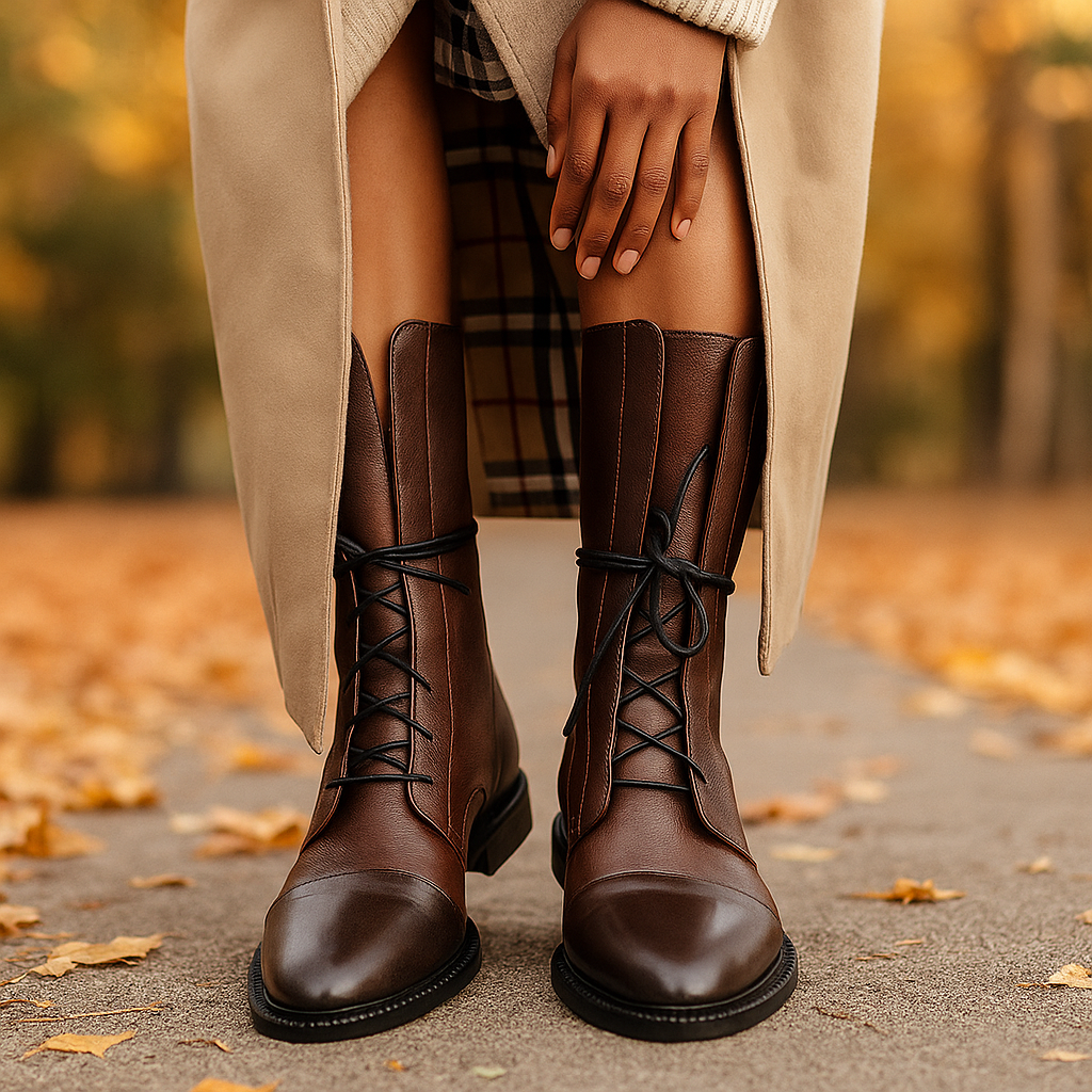 Damskie trzewiki ocieplane zimowe