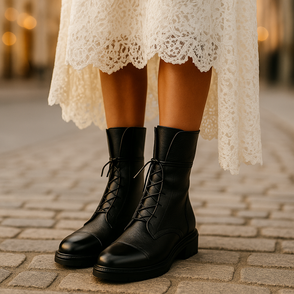 Damskie trzewiki ocieplane zimowe