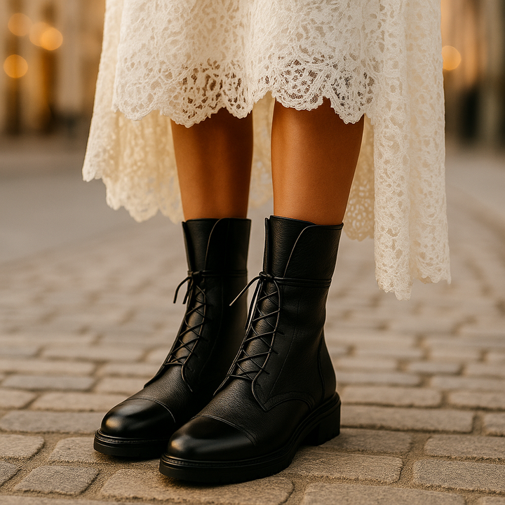 Damskie trzewiki ocieplane zimowe