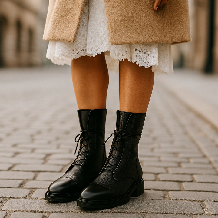 Damskie trzewiki ocieplane zimowe