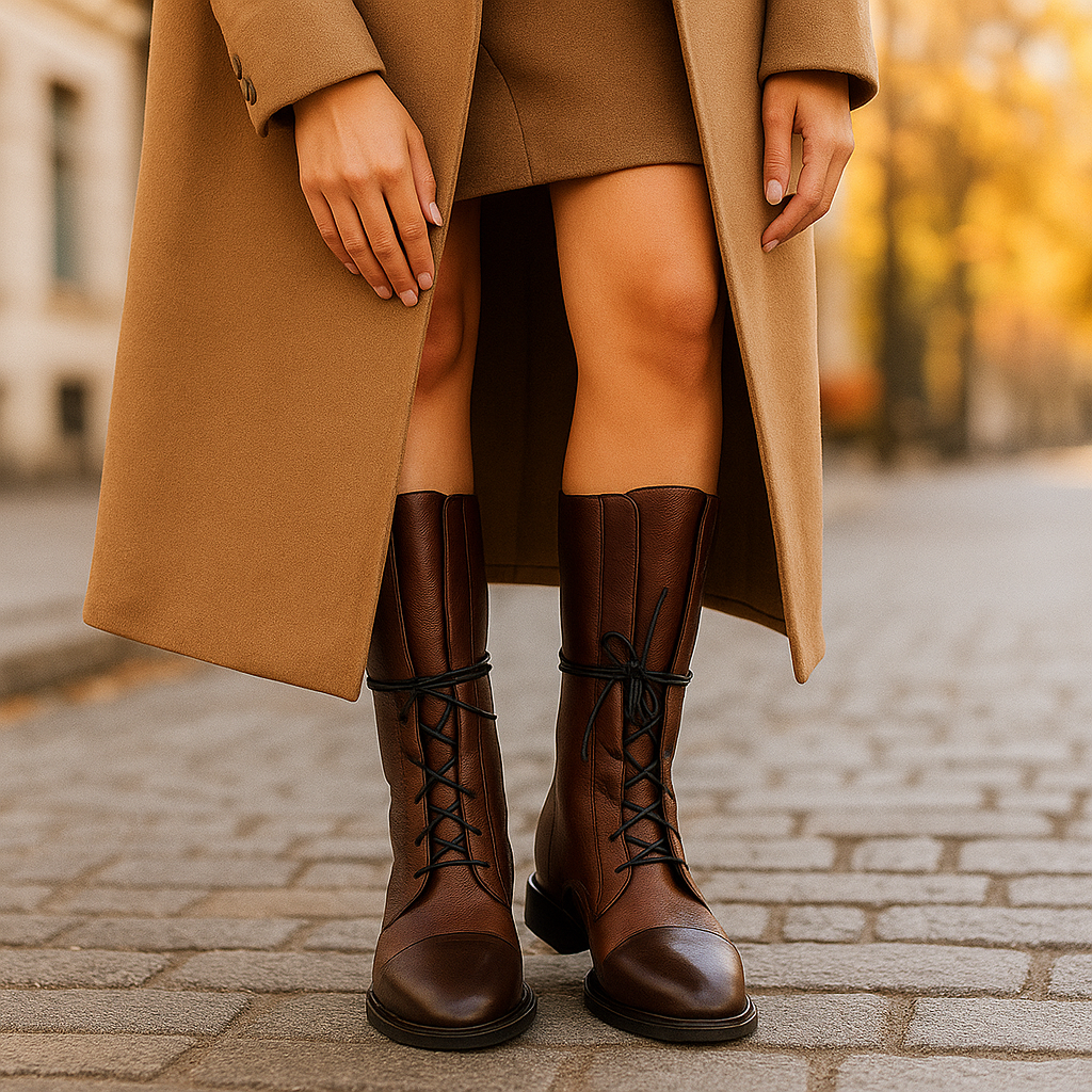 Damskie trzewiki ocieplane zimowe