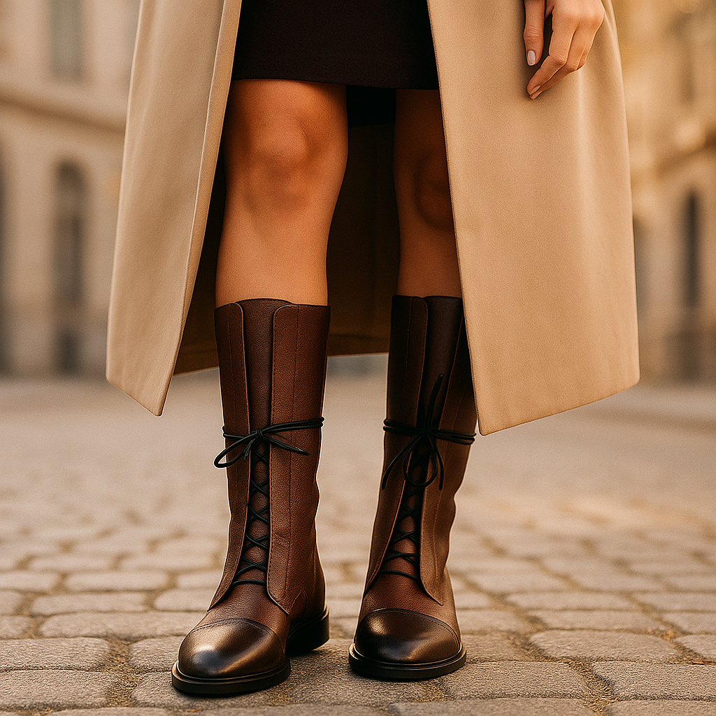 Damskie trzewiki ocieplane zimowe