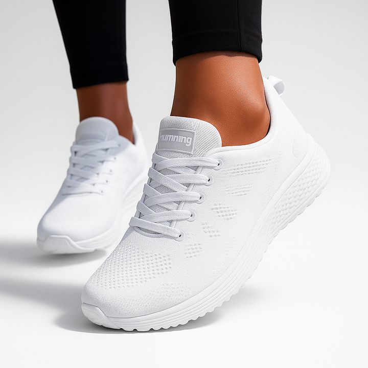 Damskie przewiewne sneakersy o praktycznym kroju