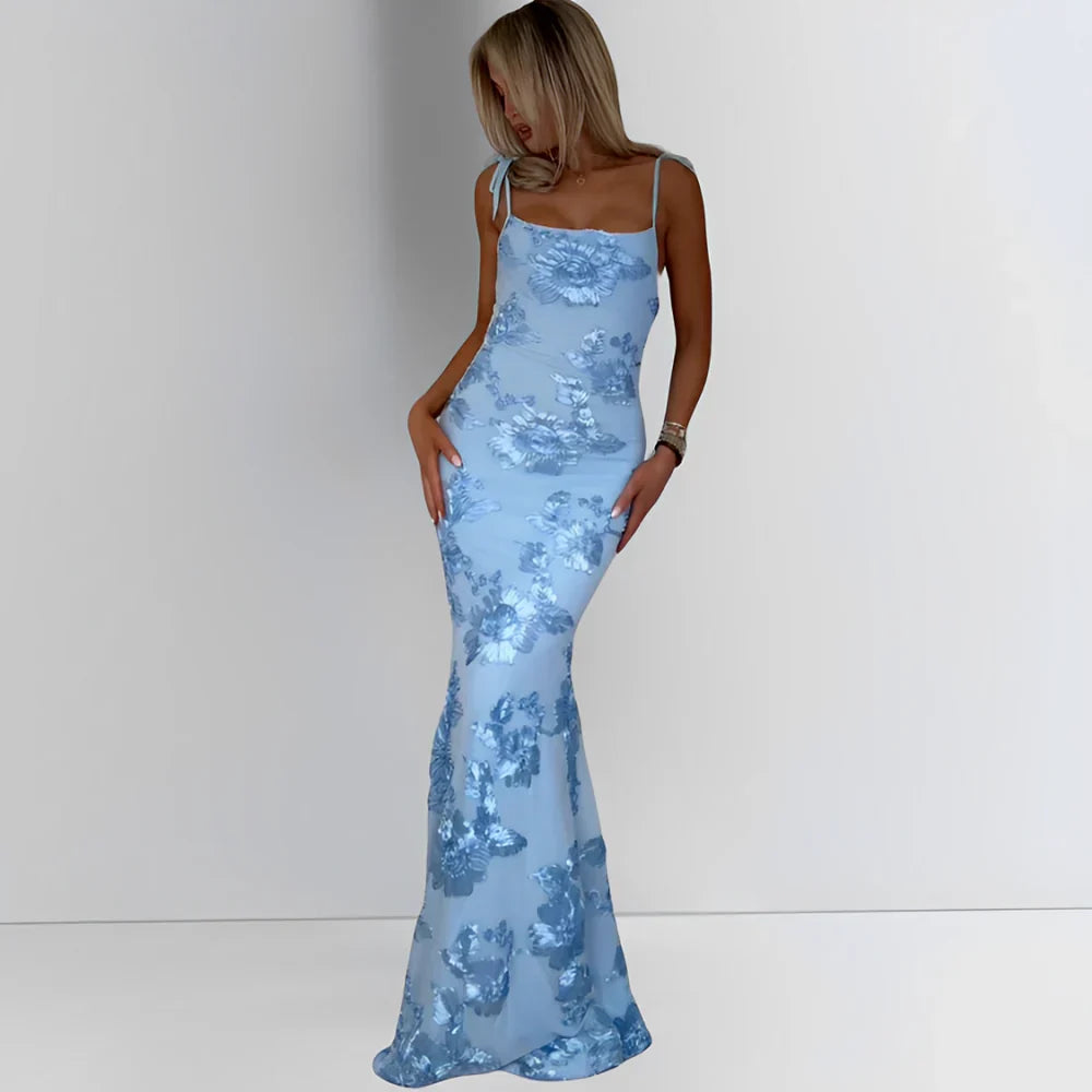 Sukienka na wesele wieczorowa stylowa maxi do ziemi