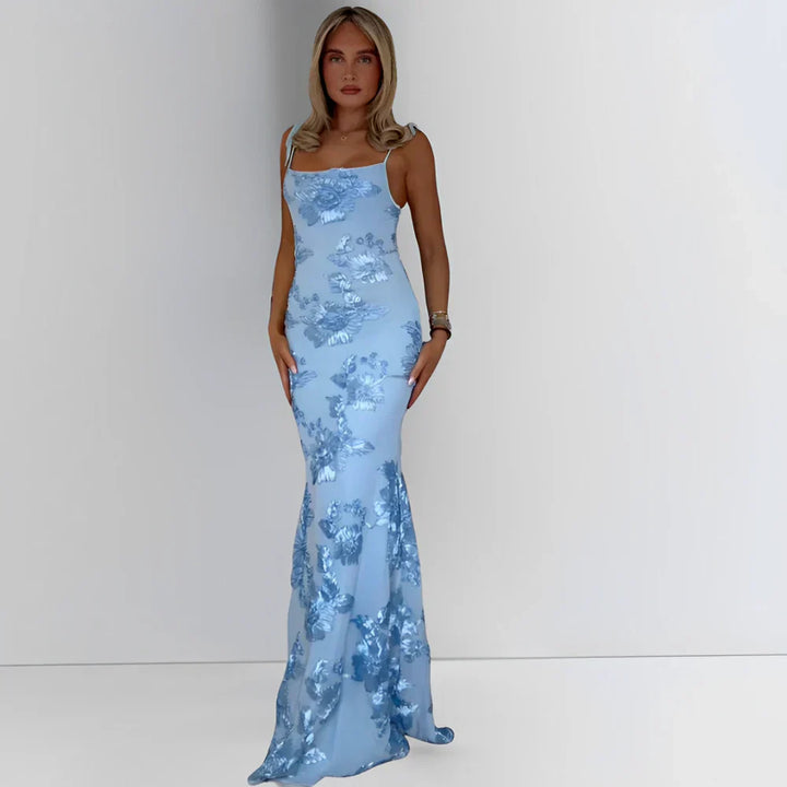 Sukienka na wesele wieczorowa stylowa maxi do ziemi