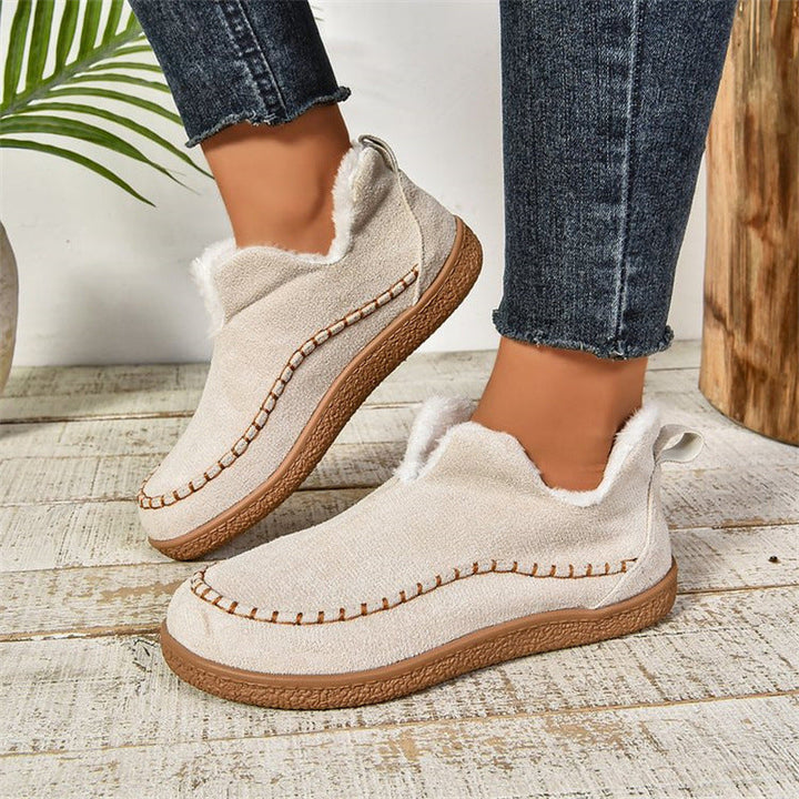 Damskie Wygodne Buty Zimowe z Futerkiem