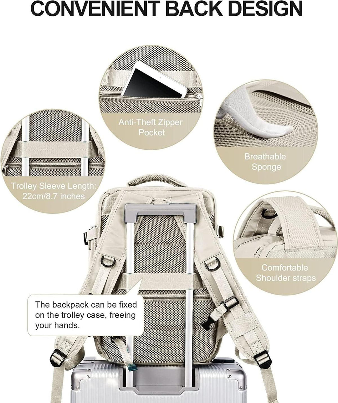 Męska wodoodporna torba 40L podróżna