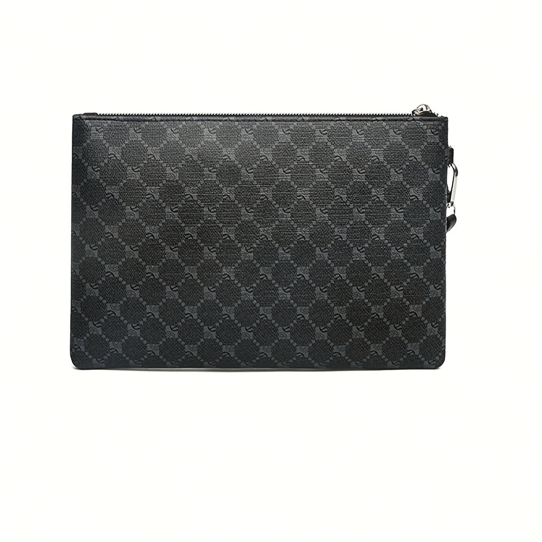 Saszetki Męskie do Ręki Klasyczne ze Skórzanymi Elementami Clutch