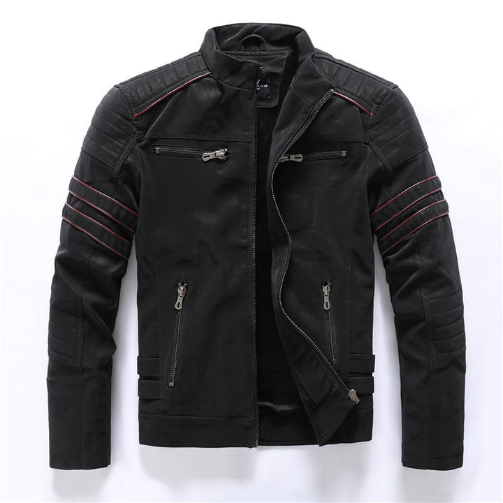 Męska Kurtka Skórzana Biker Motocyklowa