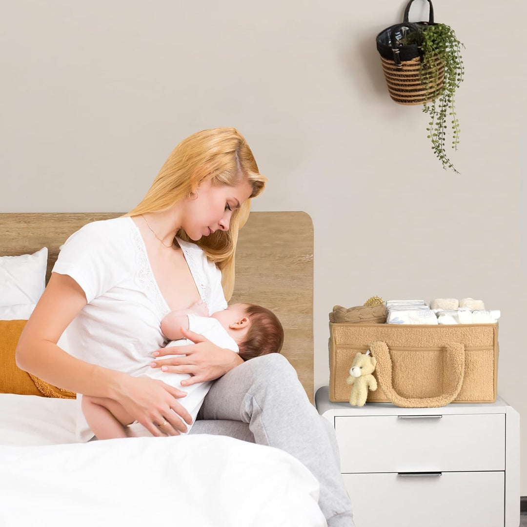 Pluszowy organizator kosz do przechowywania pieluch dla niemowląt