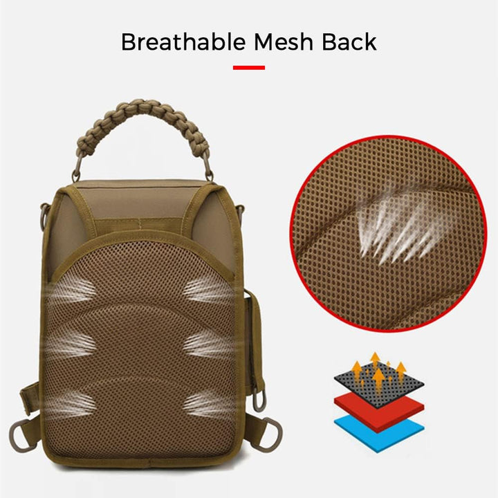 Kompaktowa torba wędkarska z wieloma kieszeniami