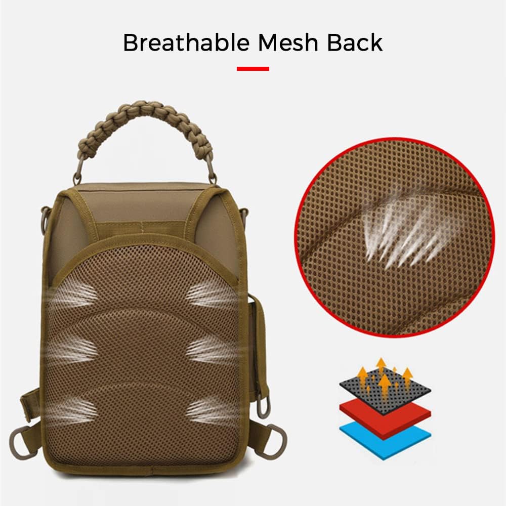 Kompaktowa torba wędkarska z wieloma kieszeniami