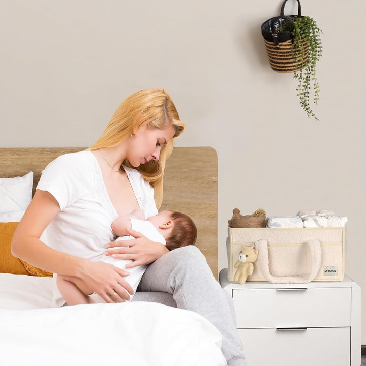 Pluszowy organizator kosz do przechowywania pieluch dla niemowląt