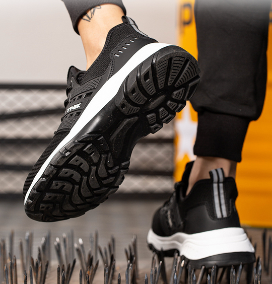 Wygodne damskie buty dzianinowe z koronką