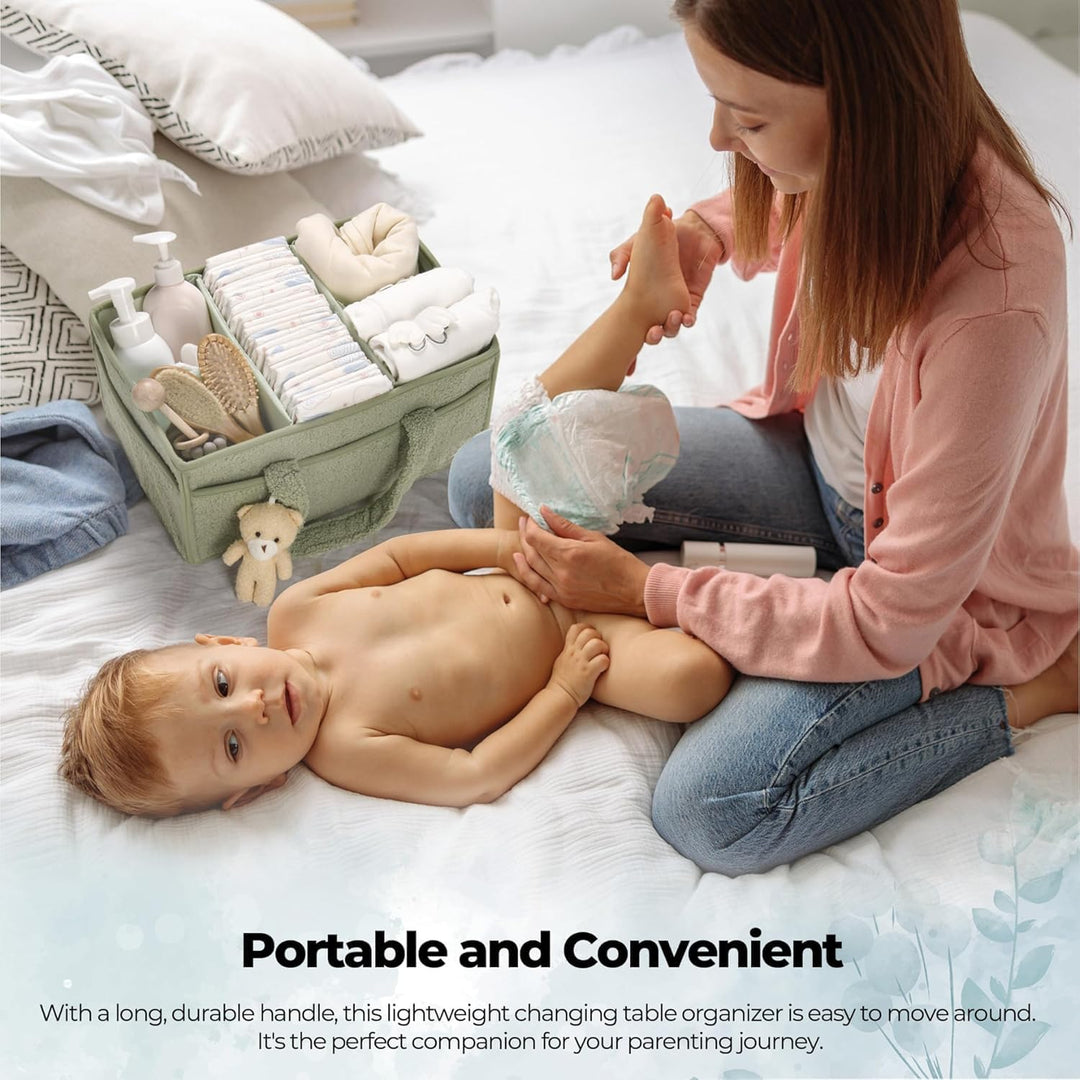 Pluszowy organizator kosz do przechowywania pieluch dla niemowląt