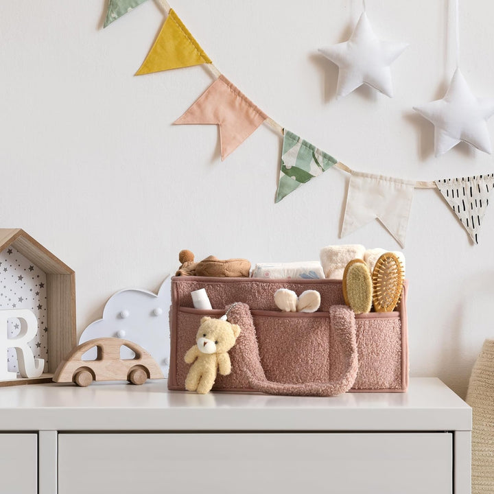 Pluszowy organizator kosz do przechowywania pieluch dla niemowląt