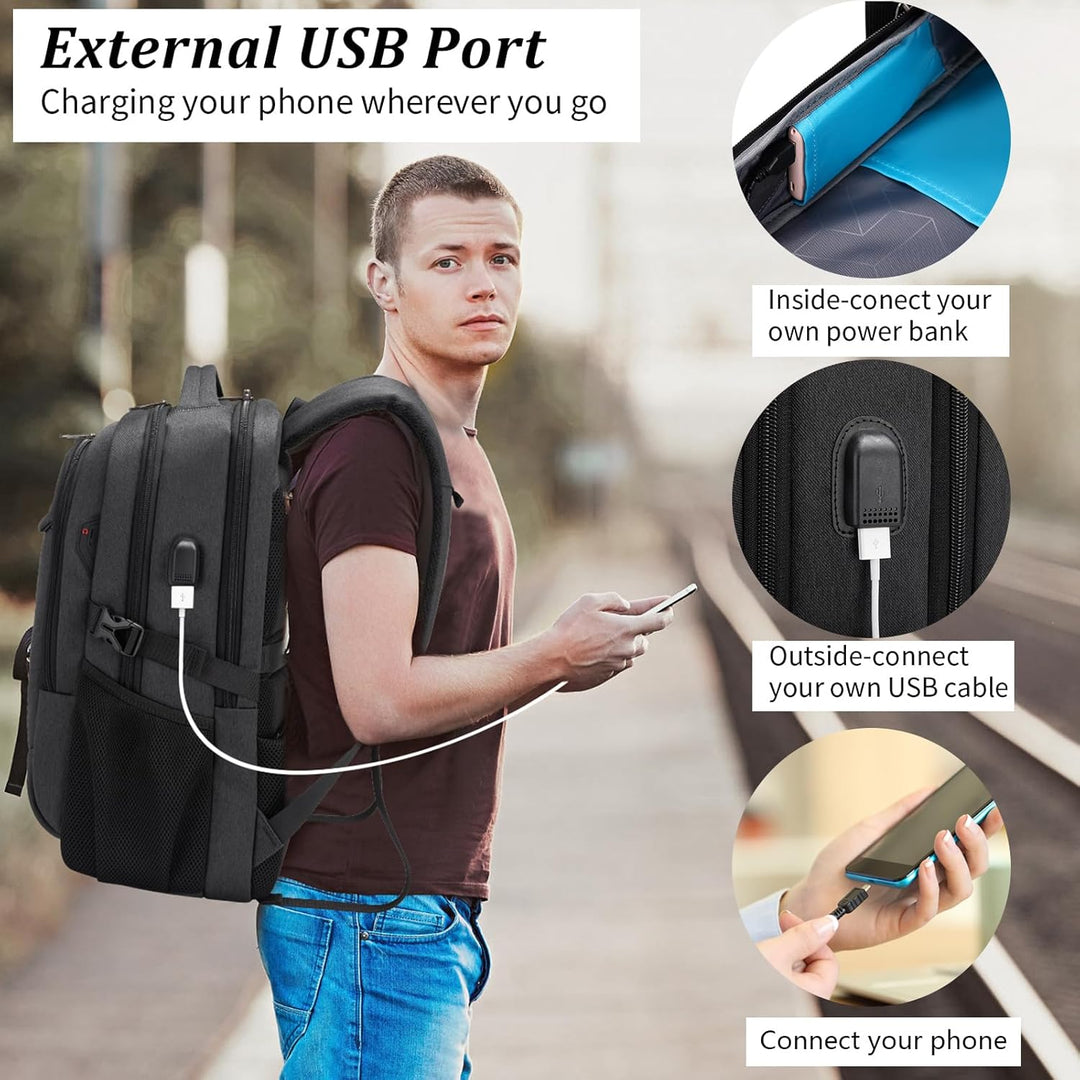 Podróżny antykradzieżowy na laptopa z portem USB smart