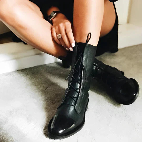 Damskie Kowbojskie Buty Bojowe Wygodne