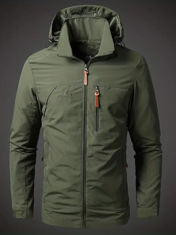 Męska Kurtka Przeciwdeszczowa Outdoor | Lekka Kurtka Wiatrówka