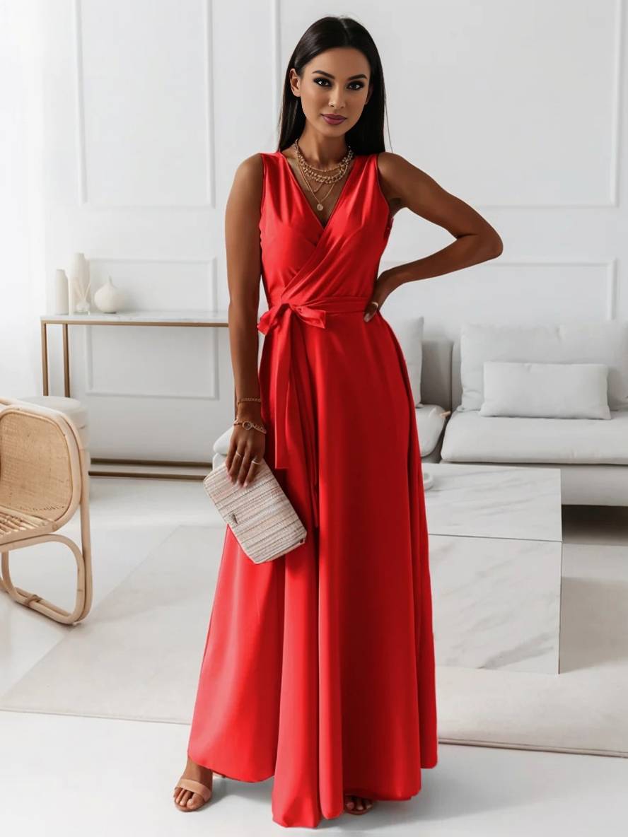 Damska Elegancka Suknia Wieczorowa | Maxi