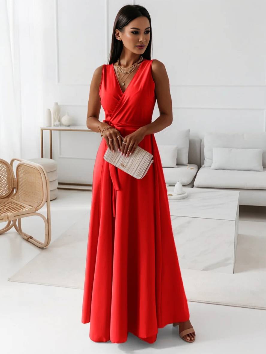 Damska Elegancka Suknia Wieczorowa | Maxi