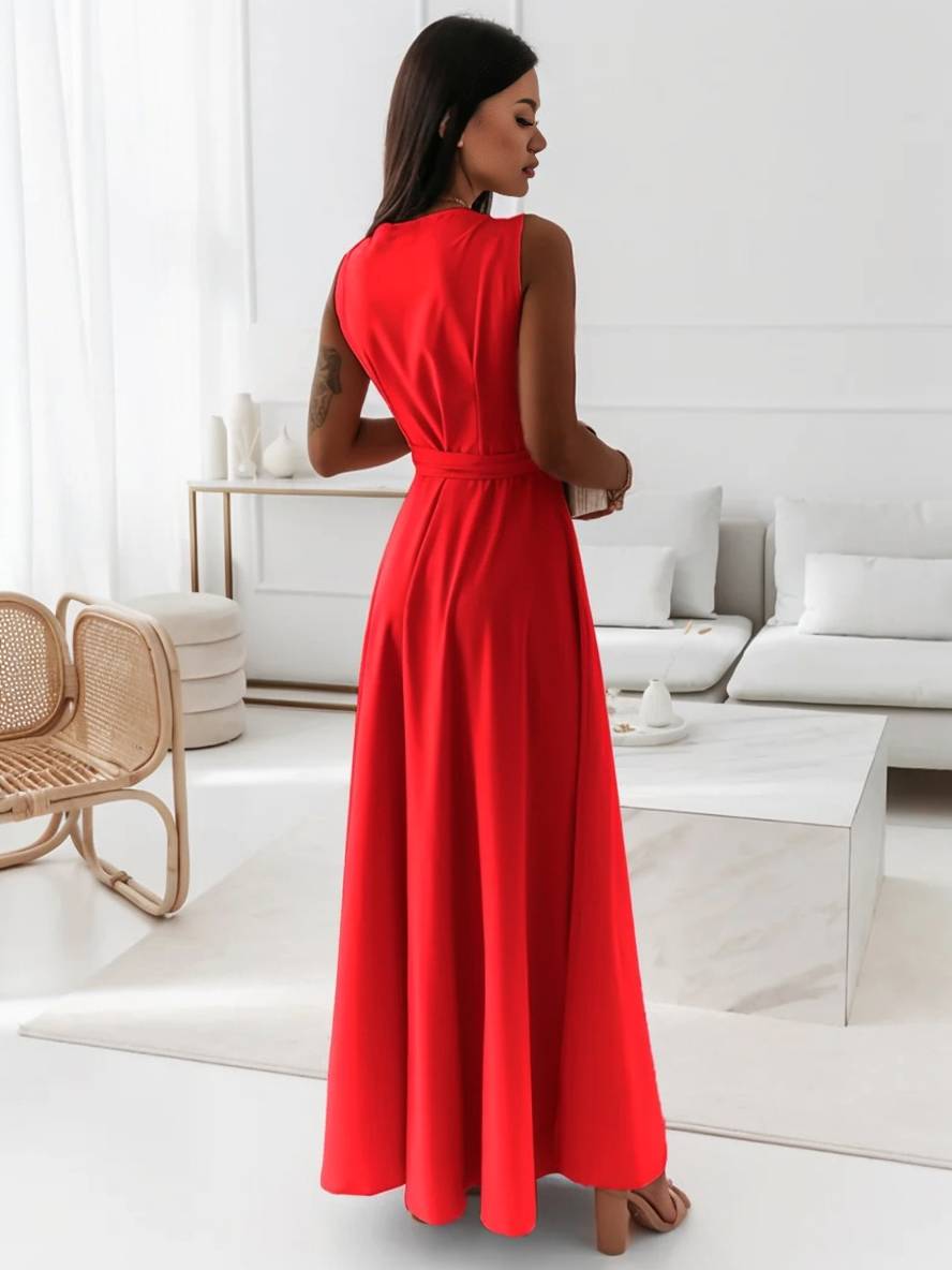 Damska Elegancka Suknia Wieczorowa | Maxi