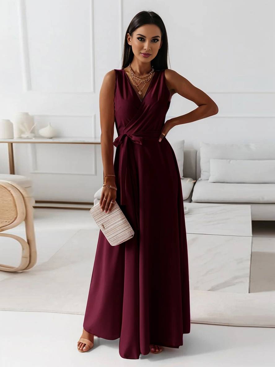Damska Elegancka Suknia Wieczorowa | Maxi