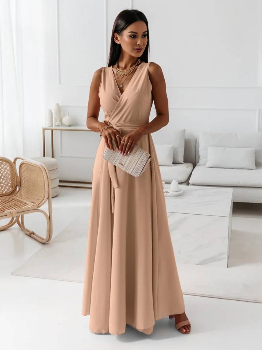 Damska Elegancka Suknia Wieczorowa | Maxi